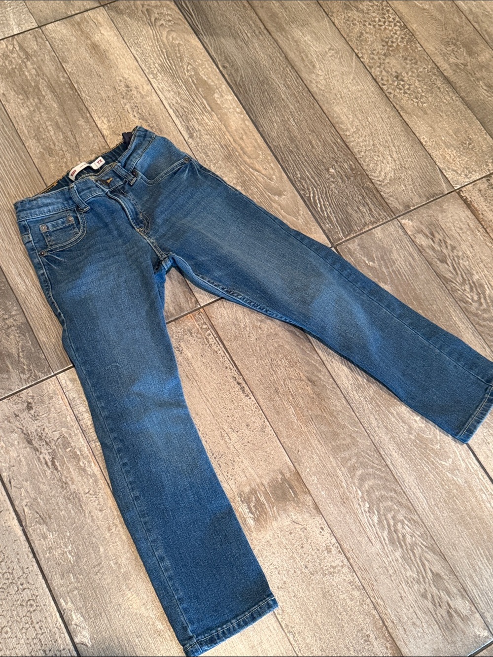 Levi's Straight Leg Dark Blue Denim Jeans